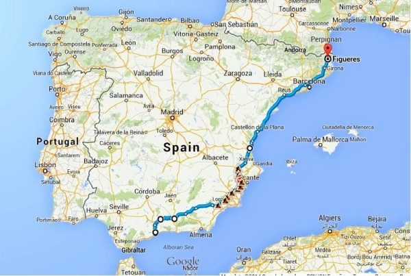 spain to italy road trip