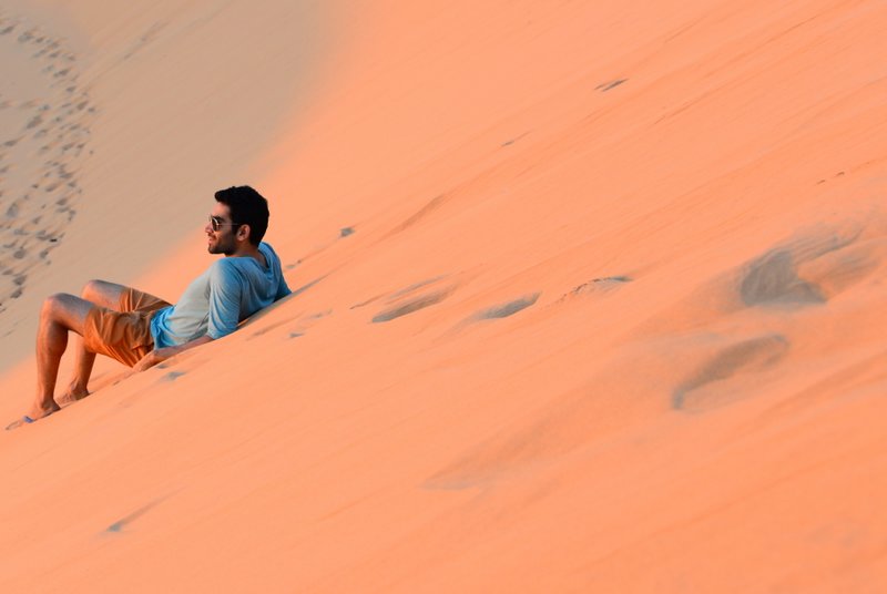 red sand dunes mui ne vietnam