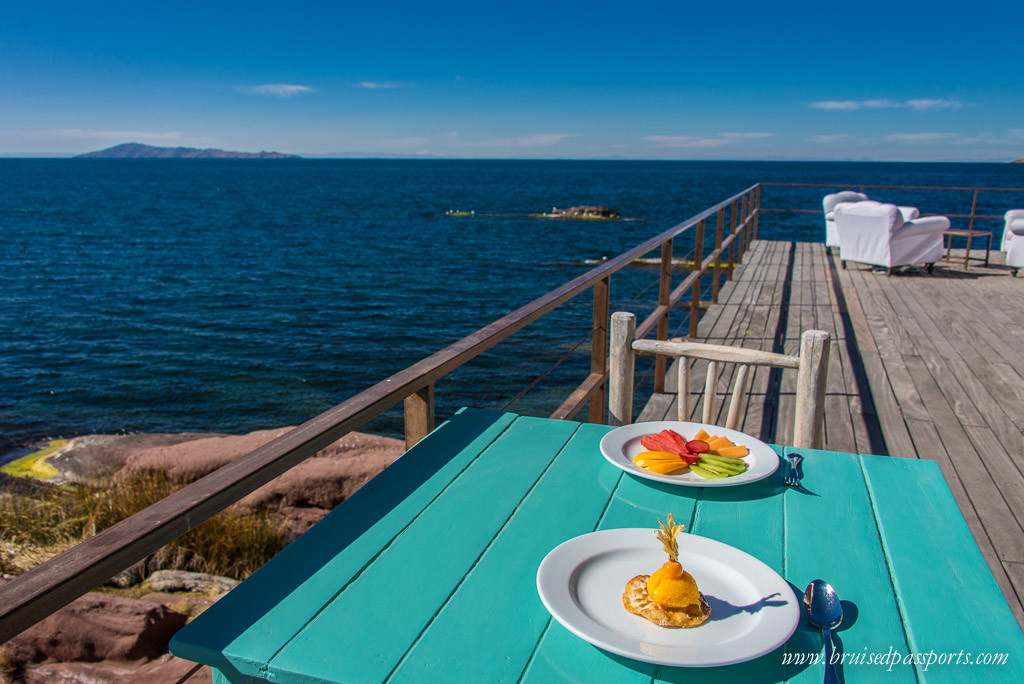 Lake Titicaca breakfast