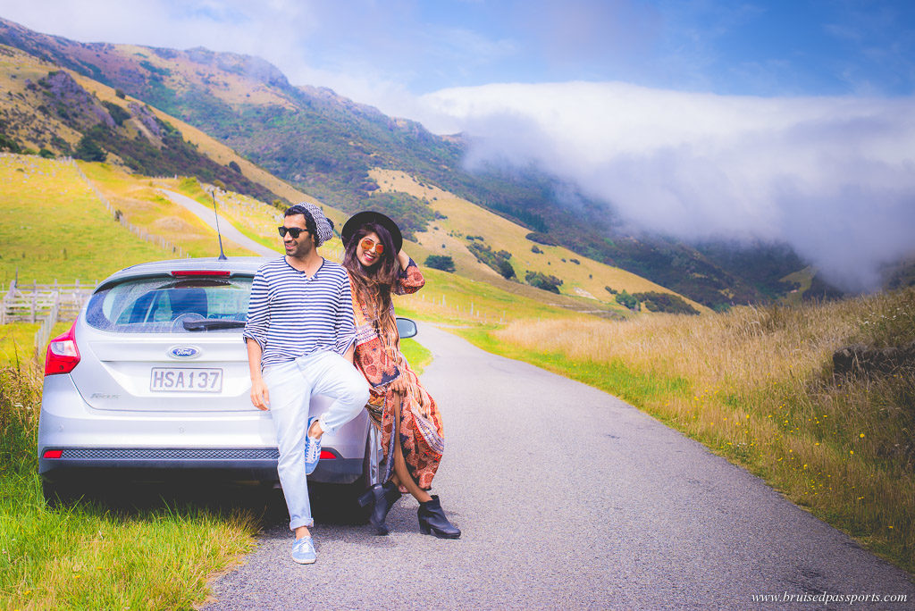 Couple in New Zealand - best road trip in the world