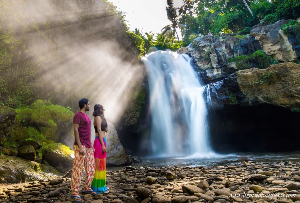 The Tegenungan waterfall Ubud Bali